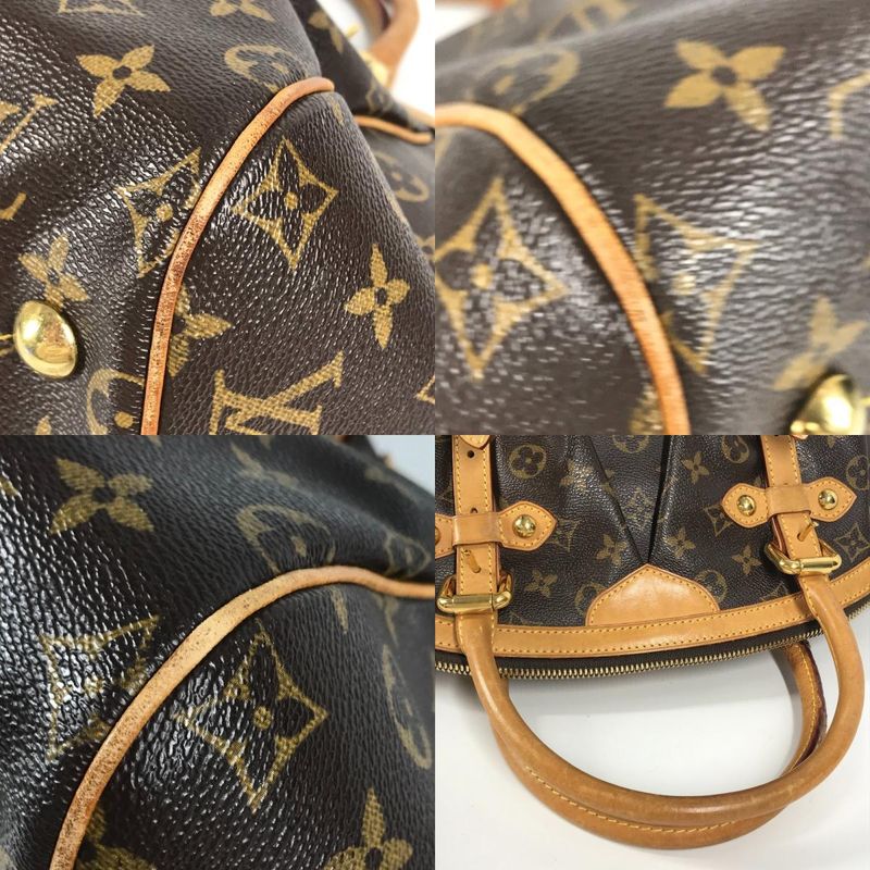 Louis Vuitton Tivoli GM Shoulder Bag Monogram Canvas Brown — view 7