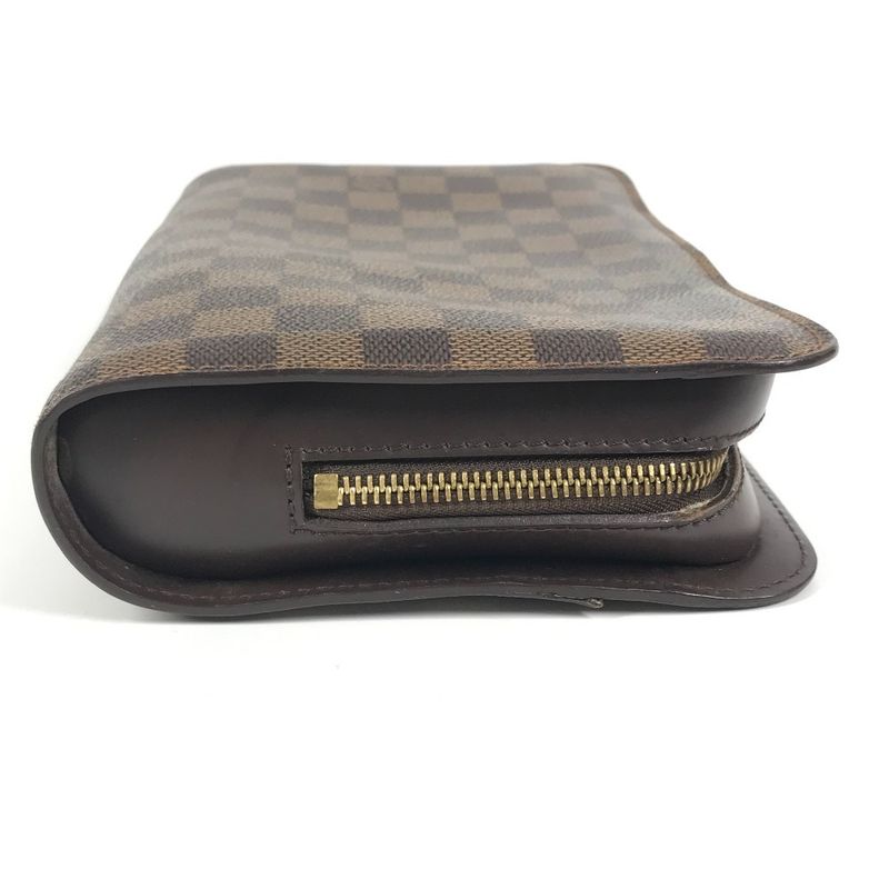 Louis Vuitton Second Bag Saint Damier Canvas Ebene Brown — view 3
