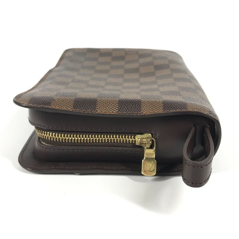 Louis Vuitton Second Bag Saint Damier Canvas Ebene Brown — view 4