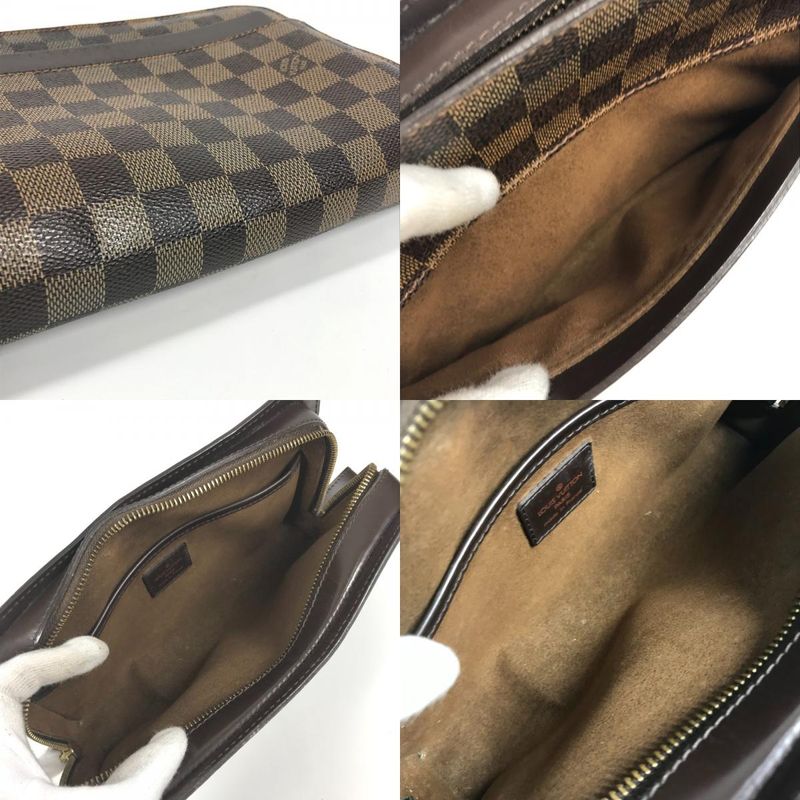 Louis Vuitton Second Bag Saint Damier Canvas Ebene Brown — view 7