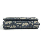 Dior Key Case Logo Oblique 6-carat Canvas Navy — view 6