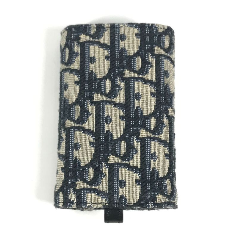 Dior Key Case Logo Oblique 6-carat Canvas Navy — view 2