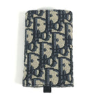 Dior Key Case Logo Oblique 6-carat Canvas Navy — view 2