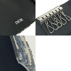 Dior Key Case Logo Oblique 6-carat Canvas Navy — view 9