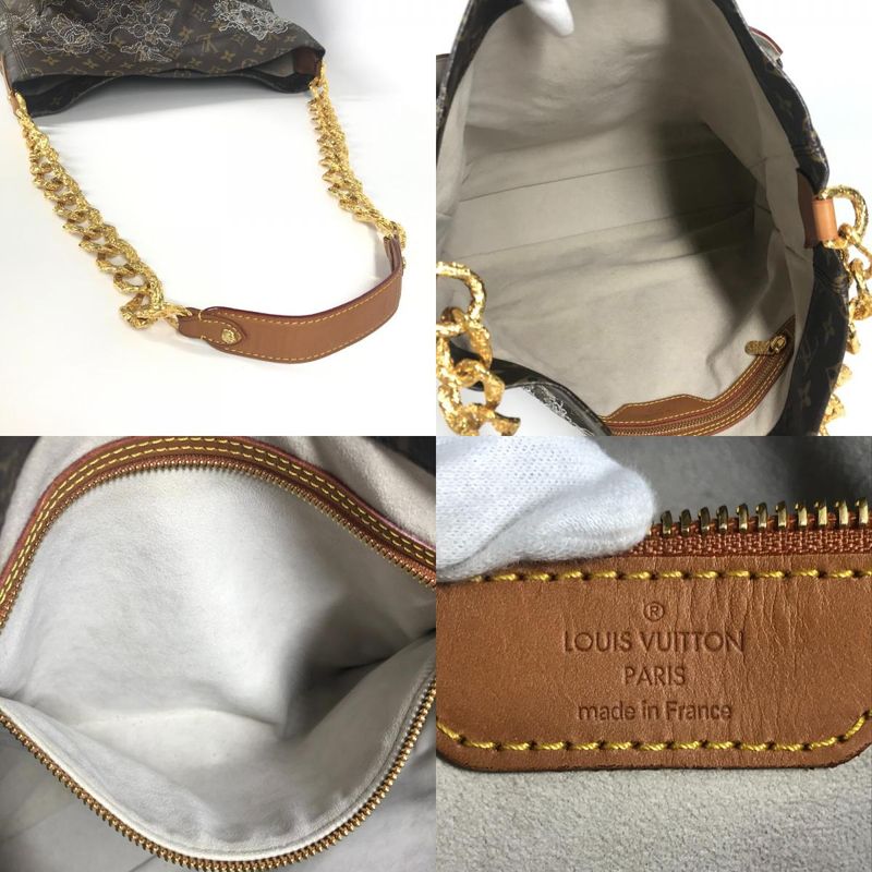 Louis Vuitton Shoulder Bag Fersen Monogram Canvas Argent White — view 8