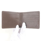 Gucci Canvas Leather Jumbo GG Compact Wallet Bifold Brown — view 6