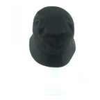 Prada 2 Hc137 re-nylon Triangle Logo Plate Bucket Hat Black — view 4