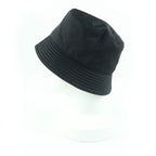 Prada 2 Hc137 re-nylon Triangle Logo Plate Bucket Hat Black — view 3