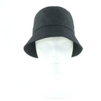 Prada 2 Hc137 re-nylon Triangle Logo Plate Bucket Hat Black — view 2