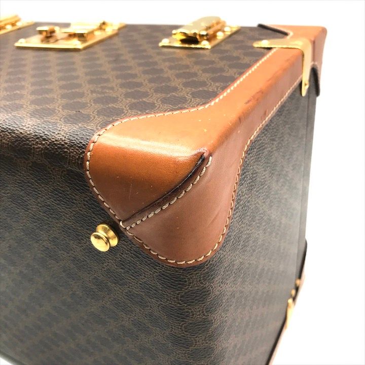 Celine Macadam Triomphe Hand Cosmetic Box Trunk Case Purse — view 6