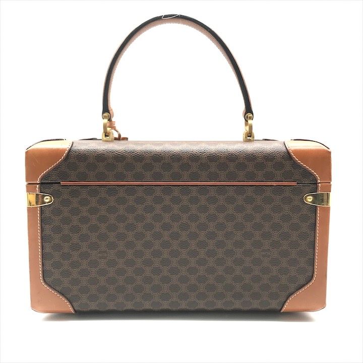 Celine Macadam Triomphe Hand Cosmetic Box Trunk Case Purse — view 3