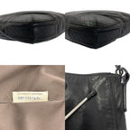 Bottega Veneta Scolpito Leather Shoulder Bag Black — view 8