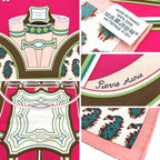 Hermes Carre 90 LES Roues de Phaeton Four-wheeled Carriage Wheels Scarf Silk — view 3