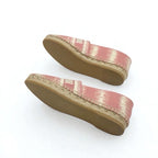 Christian Dior Granville Flat Shoes Fabric Pink Espadrilles — view 6