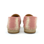 Christian Dior Granville Flat Shoes Fabric Pink Espadrilles — view 5
