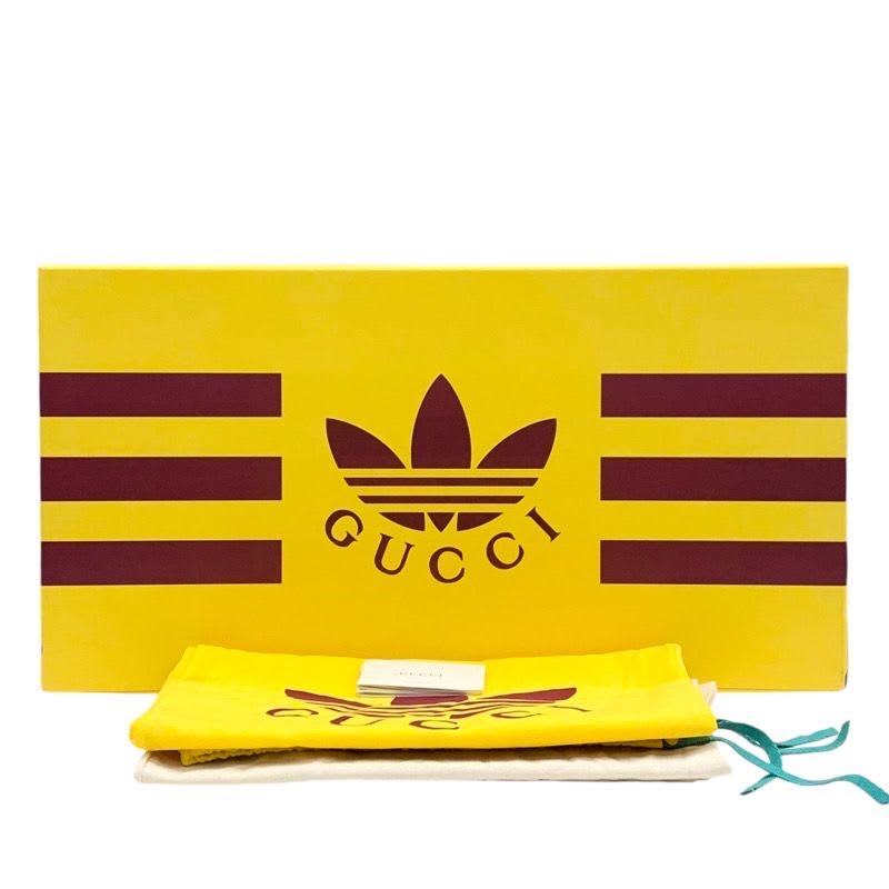 Gucci Boots Long Shoes Leather Brown White Adidas Sideline — view 9