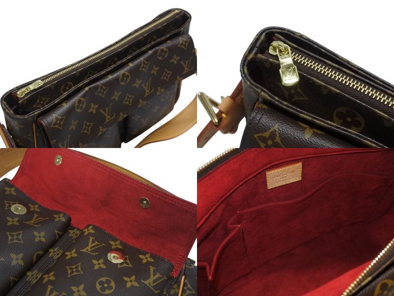 Louis Vuitton Viva-Cite GM Bag Monogram Leather Gold — view 8