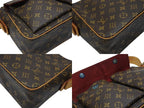 Louis Vuitton Viva-Cite GM Shoulder Bag Brown Vachetta Leather Gold — view 6