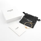 Celine Bracelet Bangle Cuff Gold Articulated Triomphe — view 9