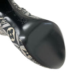 Louis Vuitton Silhouette Line Monogram Boots Short Shoes Fabric Black — view 8