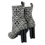 Louis Vuitton Silhouette Line Monogram Boots Short Shoes Fabric Black — view 4