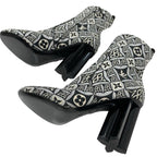 Louis Vuitton Silhouette Line Monogram Boots Short Shoes Fabric Black — view 6
