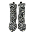 Louis Vuitton Silhouette Line Monogram Boots Short Shoes Fabric Black — view 2
