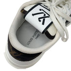 Louis Vuitton Charlie Line Monogram Sneakers Shoes Leather Fabric White Black — view 7