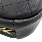 Chanel Shoulder Bag Quilted Camera Calf Black Gold Hardware Chain — view 4