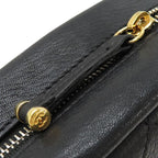 Chanel Shoulder Bag Quilted Camera Calf Black Gold Hardware Chain — view 5