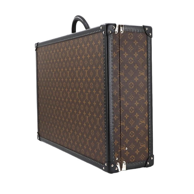 Louis Vuitton Monogram Macassar SPO Personal Bisten 70 Trunk Case Bag Brown — view 4