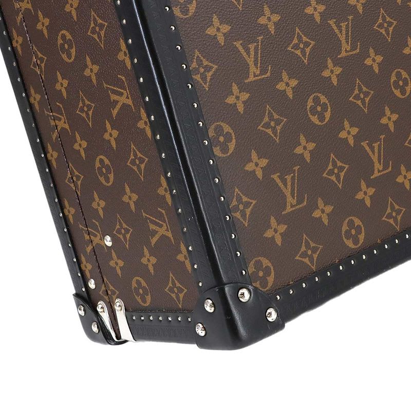 Louis Vuitton Monogram Macassar SPO Personal Bisten 70 Trunk Case Bag Brown — view 9