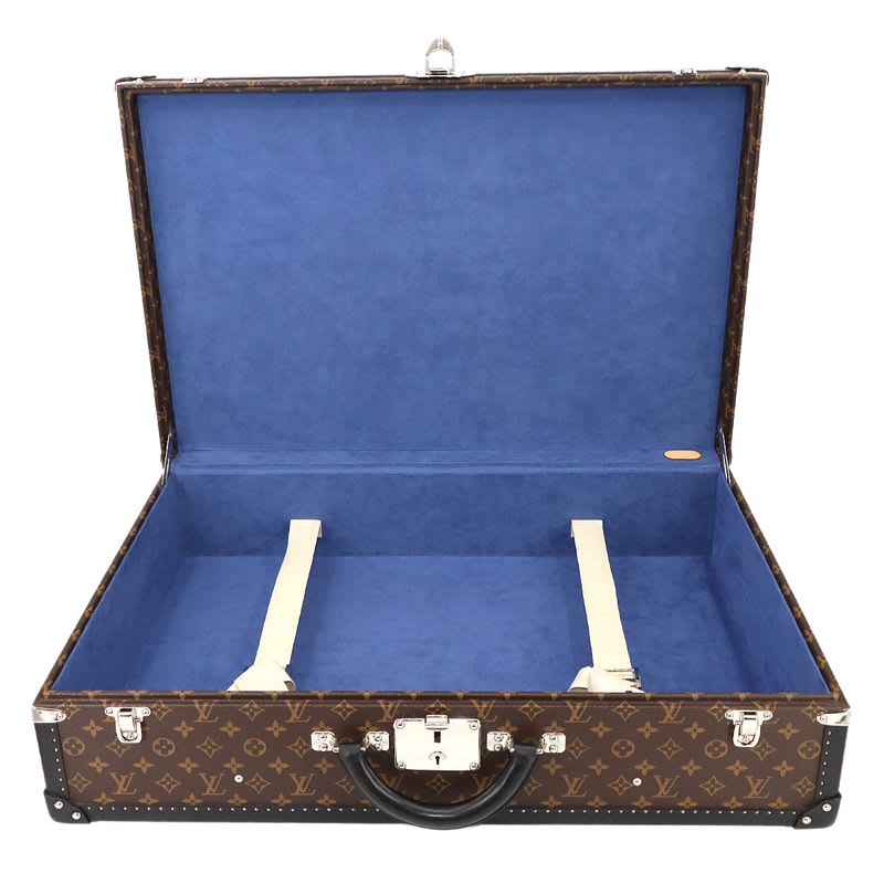Louis Vuitton Monogram Macassar SPO Personal Bisten 70 Trunk Case Bag Brown — view 7