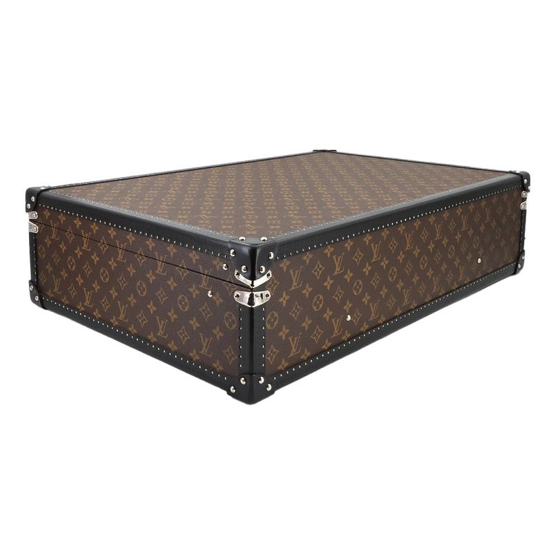 Louis Vuitton Monogram Macassar SPO Personal Bisten 70 Trunk Case Bag Brown — view 5