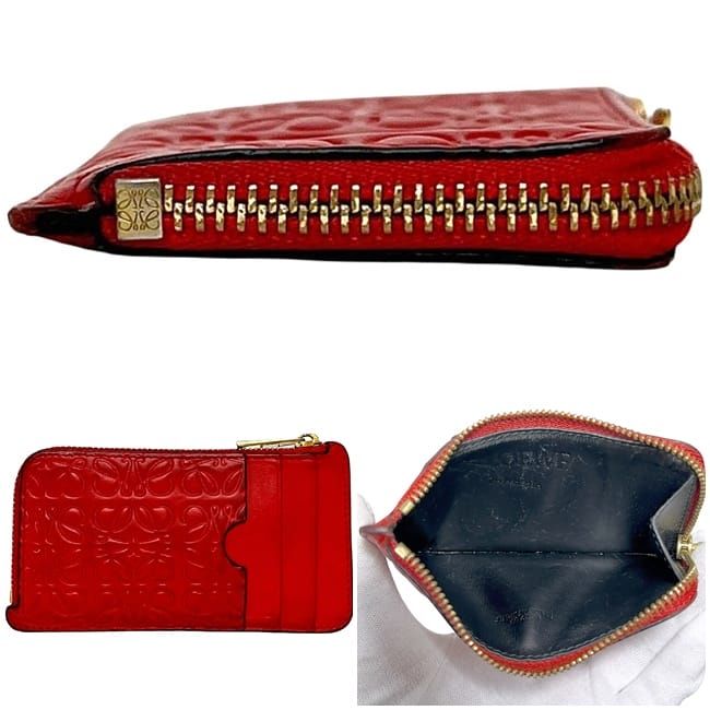Loewe Coin Case Red Repeat Anagram C499 Z40 X04 — view 3
