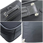 Prada Messenger Bag Briefcase Black Nero Tessuto — view 8