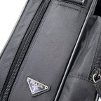 Prada Messenger Bag Briefcase Black Nero Tessuto — view 2