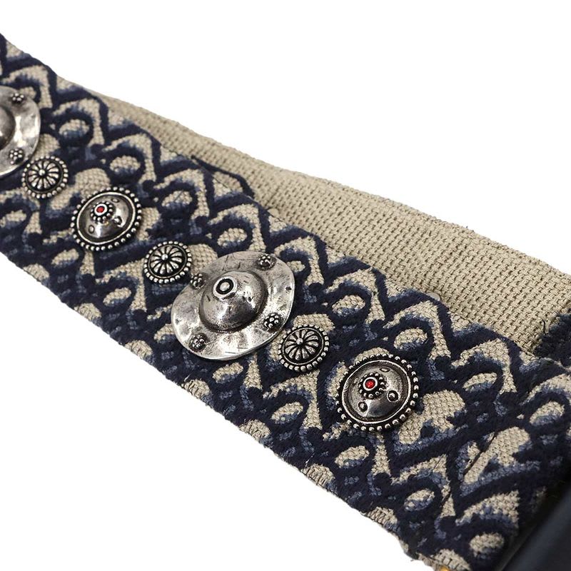 Christian Dior Oblique Embroidery Shoulder Strap Canvas Navy — view 3