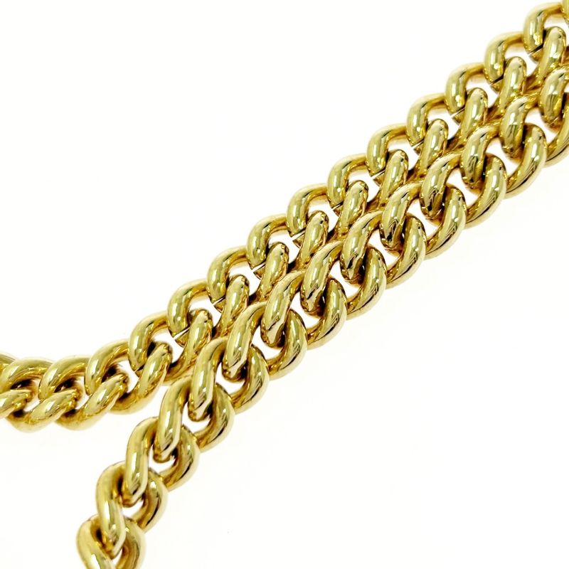 Christian Dior GP Rhinestone Necklace Gold — view 9