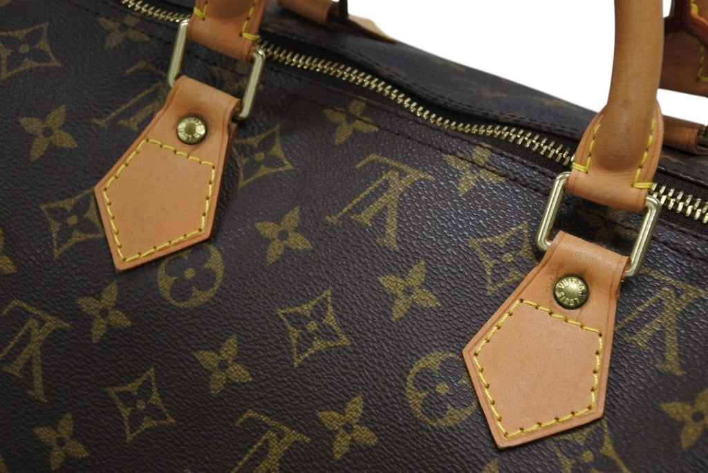 Louis Vuitton Speedy 40 Handbag Monogram Coating Brown — view 5
