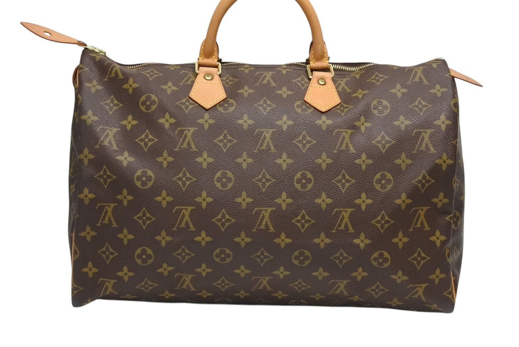 Louis Vuitton Speedy 40 Handbag Monogram Coating Brown — view 3