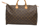 Louis Vuitton Speedy 40 Handbag Monogram Coating Brown — view 3