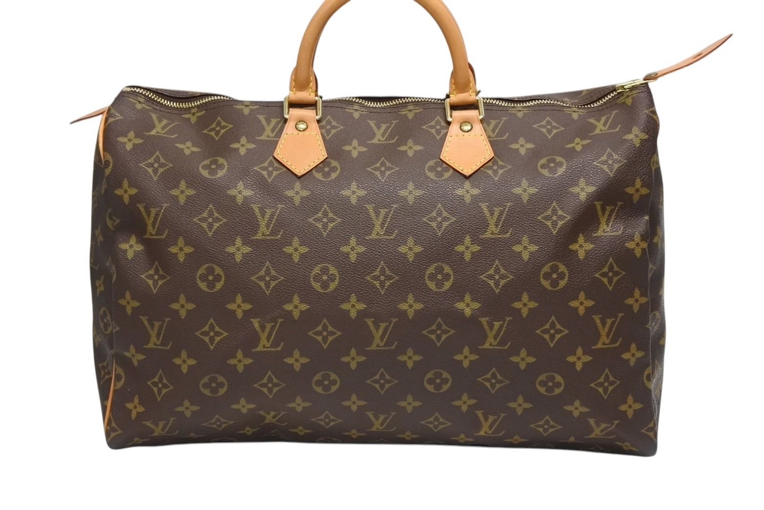 Louis Vuitton Speedy 40 Handbag Monogram Coating Brown — view 2