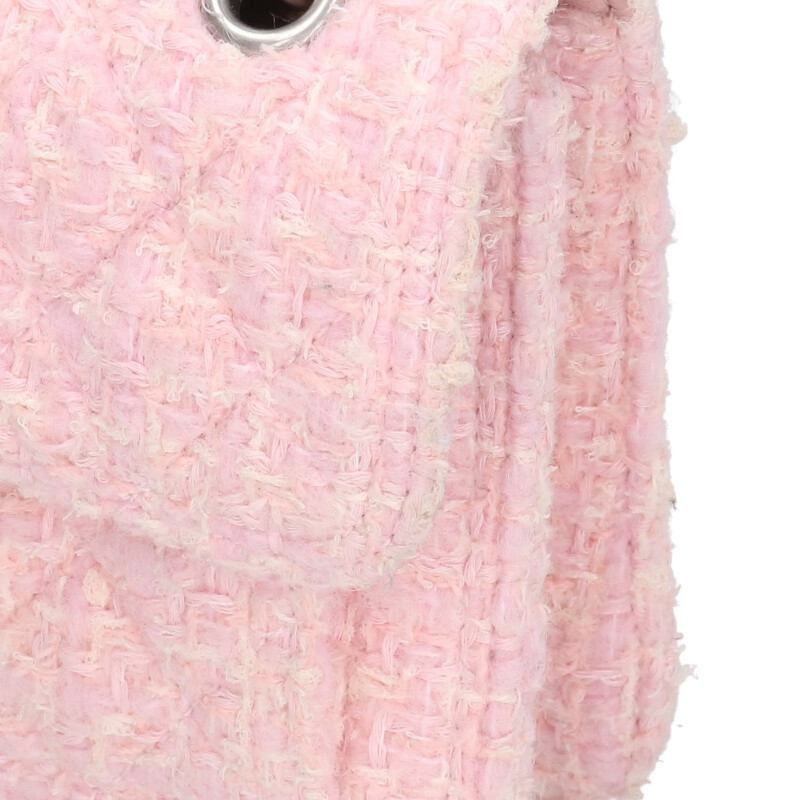 Chanel Mini Quilted Tweed Chain Shoulder Bag — view 5
