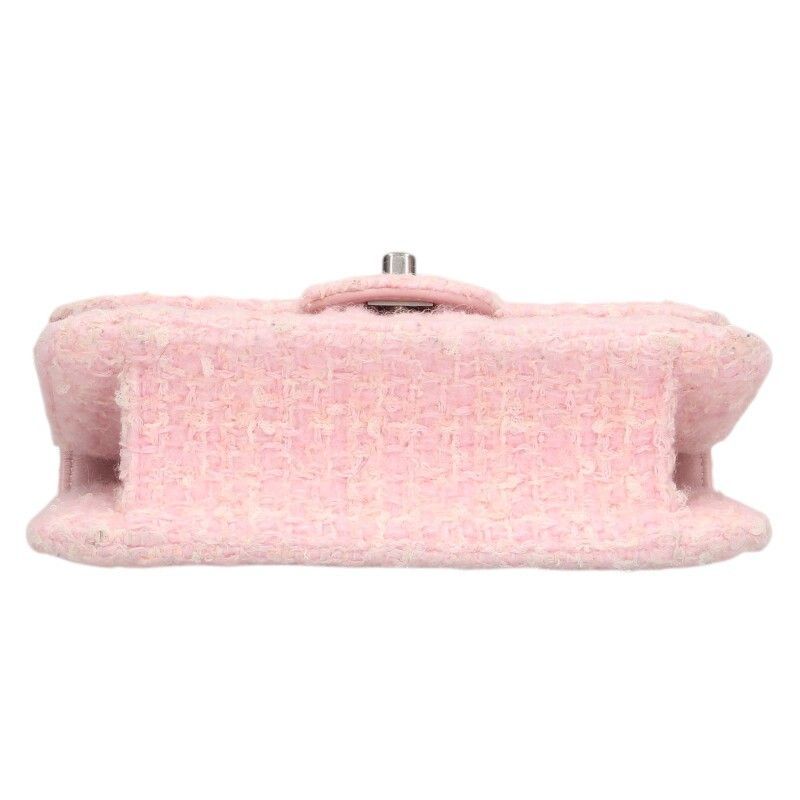 Chanel Mini Quilted Tweed Chain Shoulder Bag — view 4