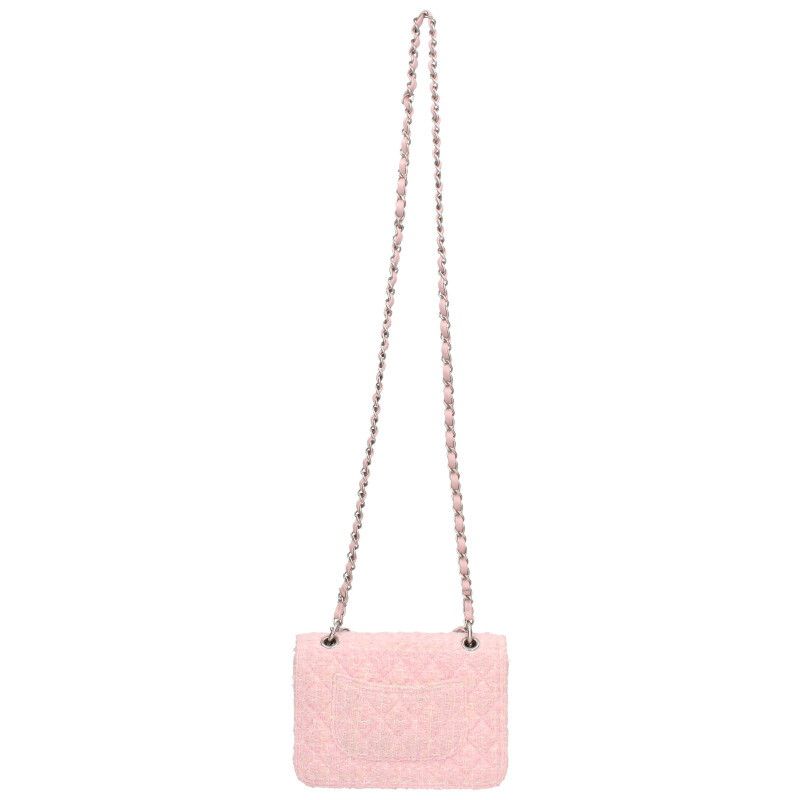 Chanel Mini Quilted Tweed Chain Shoulder Bag — view 2