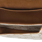 Celine Falco Calfskin Triomphe Allover Shoulder Bag — view 3