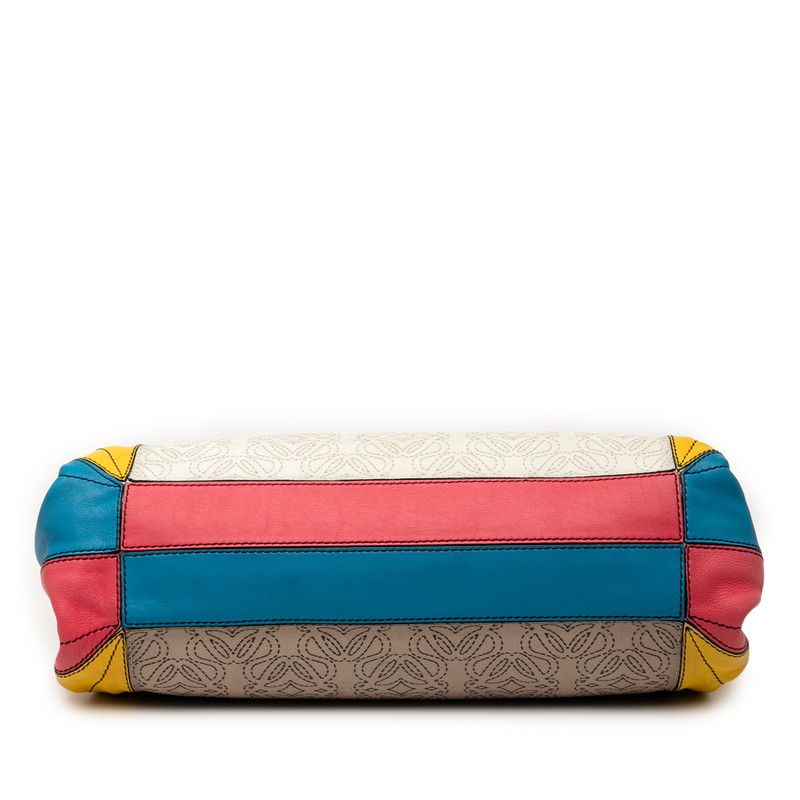 Loewe Anagram Shoulder Bag 2-Way White Multicolor Leather — view 3