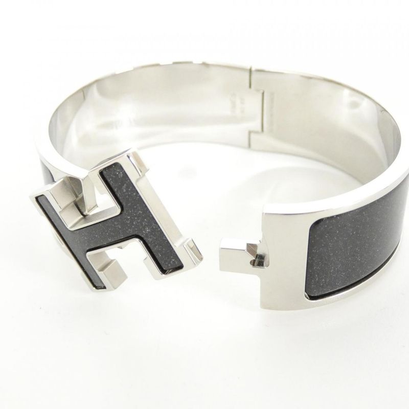 Hermes Clic Clac Ash Glitter PM Bracelet — view 4