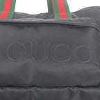 Gucci Nylon Sherry Line Webline Large Logo Tote Bag Black Storage — view 8